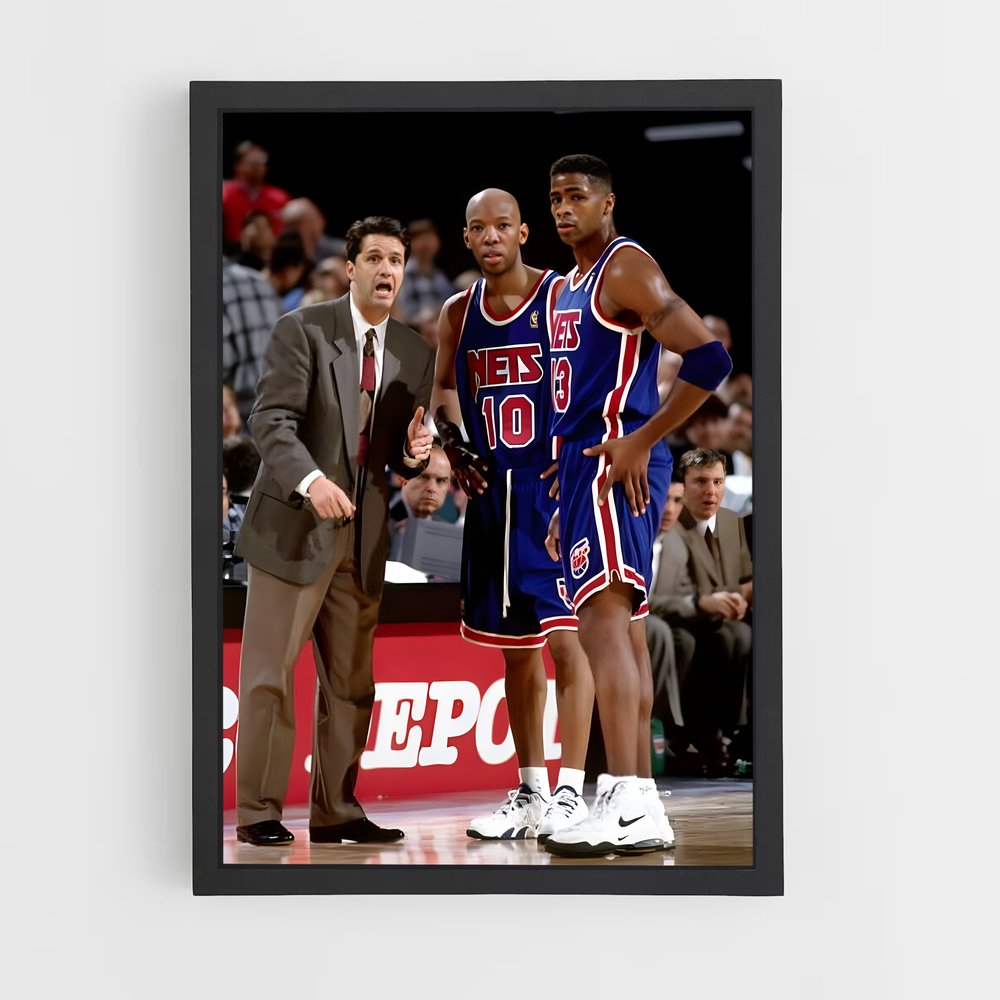 Poster L'Entraîneur Visionnaire – affiche Basketball (vue 2)